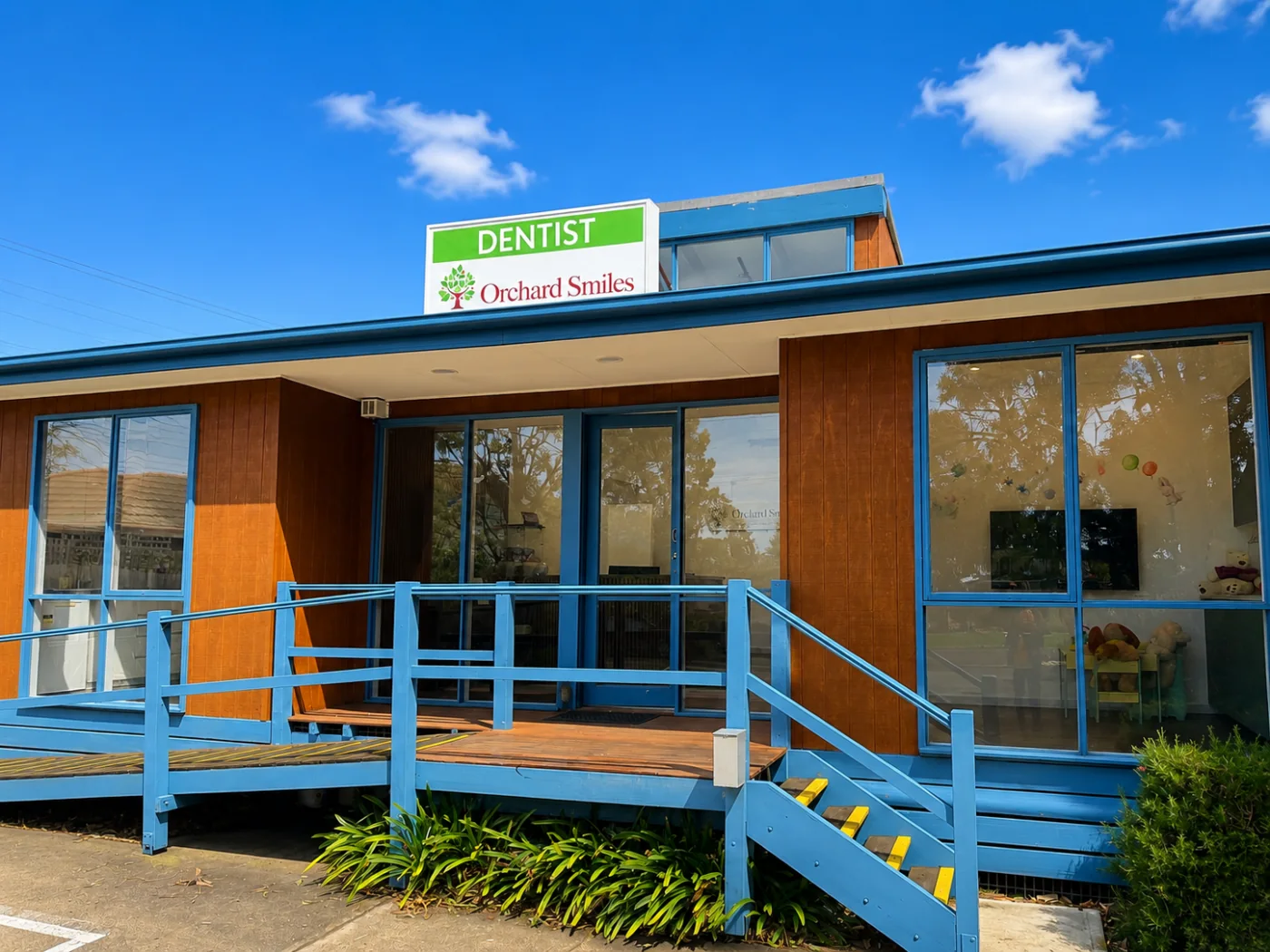 Orchard Smiles Dental Surgery exterior at 111 Springfield Road in Blackburn North